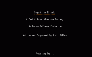Beyond the Titanic