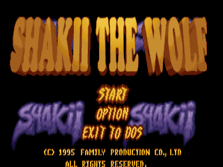 Shakii the Wolf